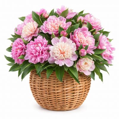 Корзина с цветами «Ночное спокойствие»
